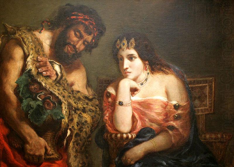 Eugene Delacroix Cleopatra and the Peasant china oil painting image